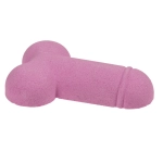 Penis-shaped bath ball