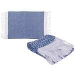 Ręcznik fouta niebiesko-biały 45x70 cm