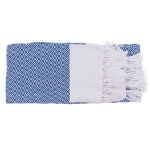 Ręcznik fouta niebiesko-biały 80x170 cm