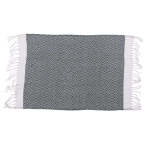 Ręcznik fouta zielono-biały 45x70 cm