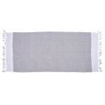Ręcznik fouta szaro-biały 80x170 cm
