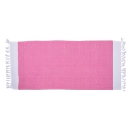 Ręcznik fouta różowo-biały 80x170 cm