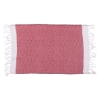 Ręcznik fouta czerwono-biały 45x70 cm