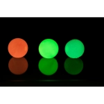 Reflection balls, glowing in the dark, 3 pcs.