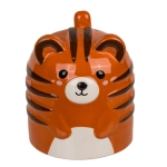 Inverted head mug - tiger 12 x 14 cm