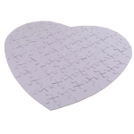 Puzzle in the shape of a heart to decorate