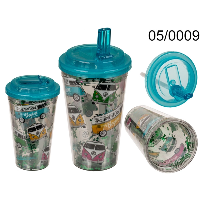 VWT1 Bus Surf Adventure non-spill cup with tube