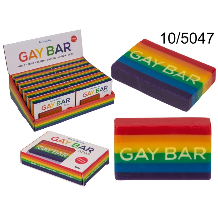 Tęczowe mydło GAY BAR