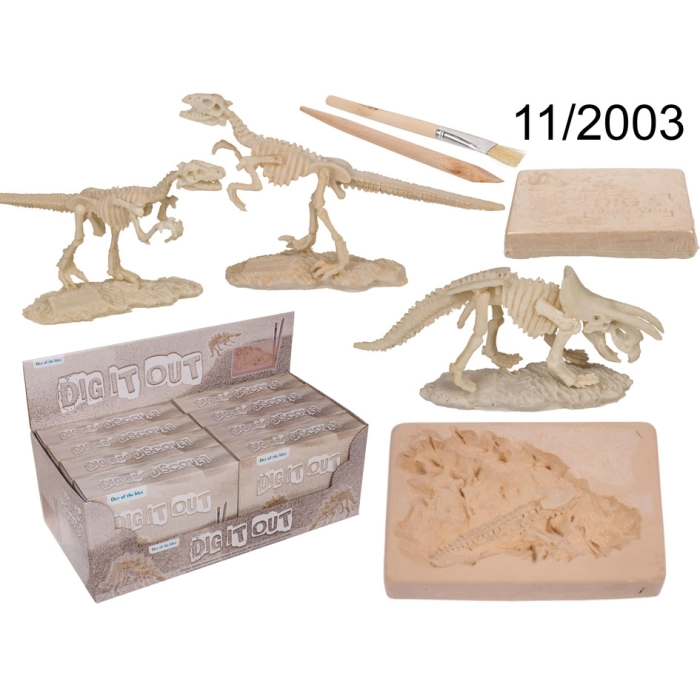 Archeologická súprava - objavte kostru dinosaura XL