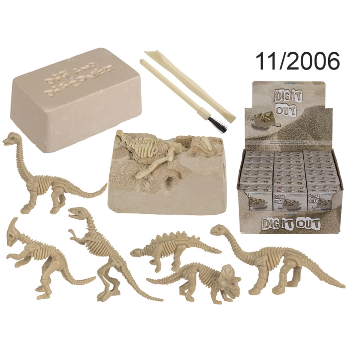Odkryj szkielet dinozaura