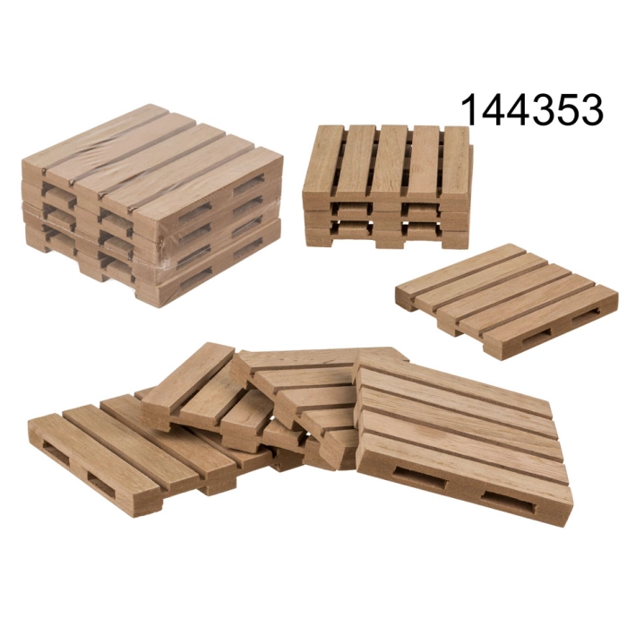 Tablettpalette für Glas und heißes Geschirr (4 Stück)