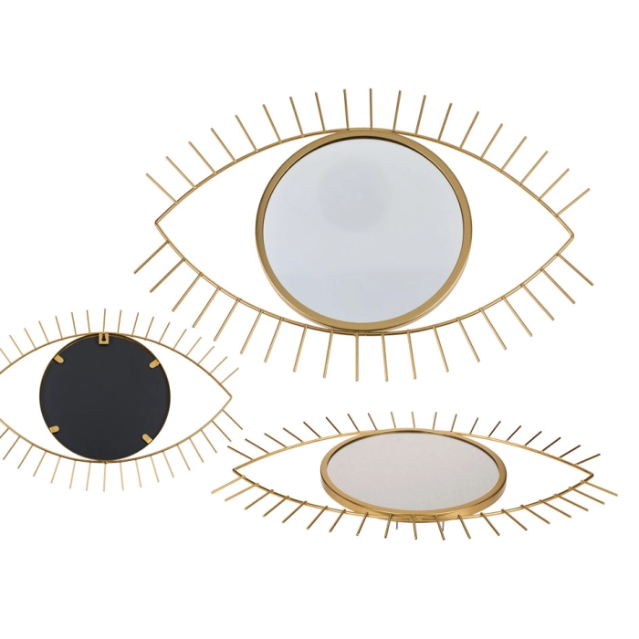 Mirror in a metal frame - eye