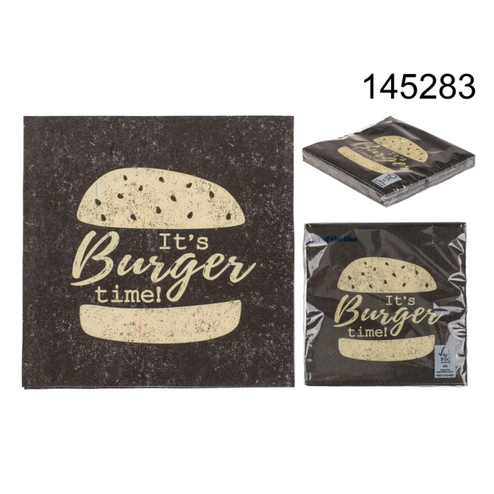 It's Burger Time szalvéták