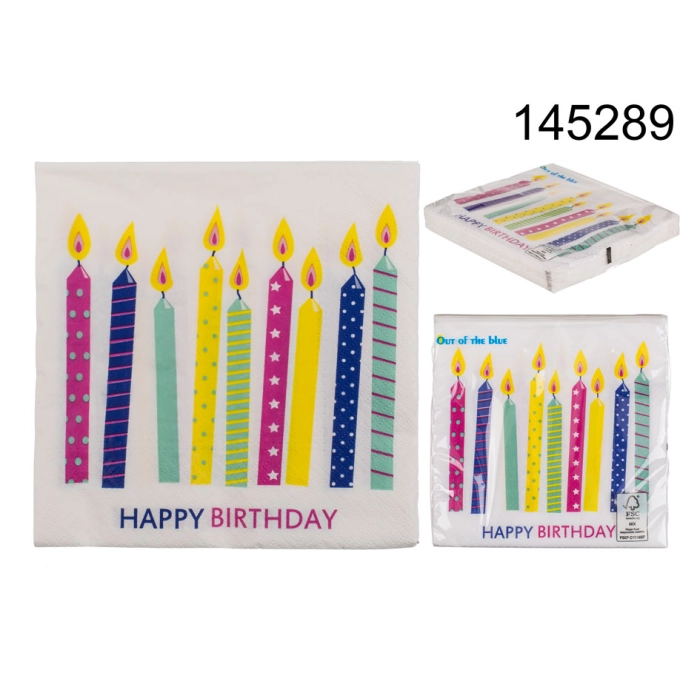 Serwetki Happy Birthday