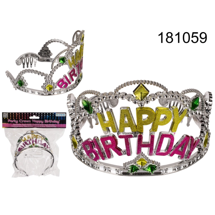 Urodzinowa korona Happy Birthday