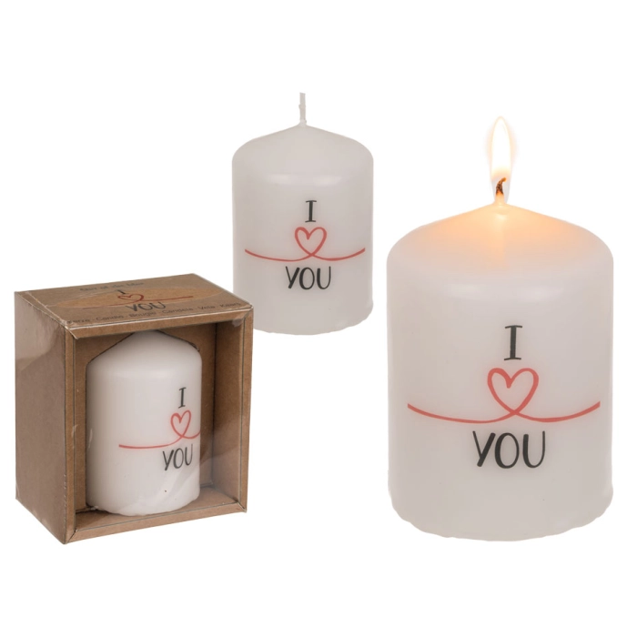 Świeca prezent - I love you
