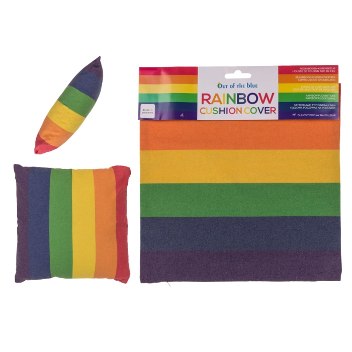 Rainbow pillowcase - 40x40 cm