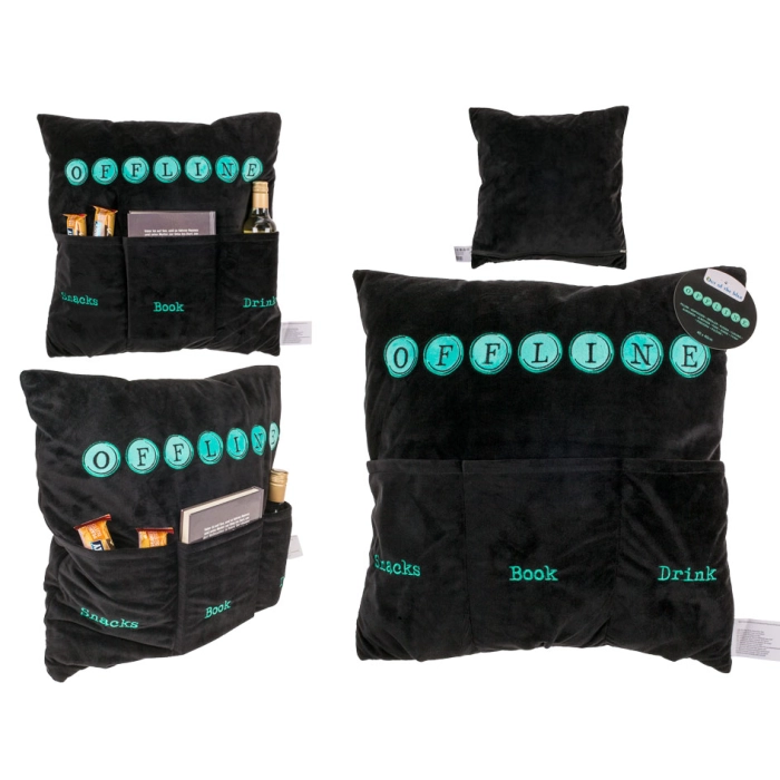 Cushion with 3 pockets - Offline