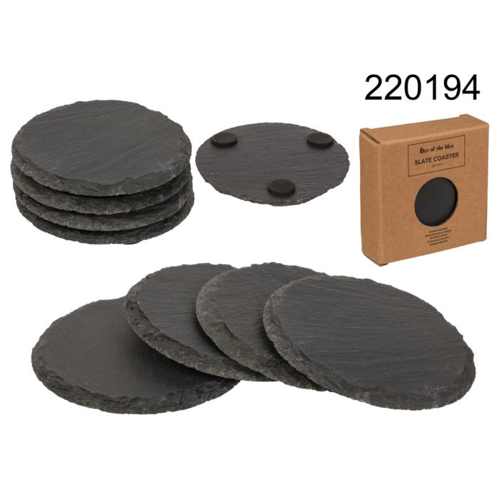 Stone coasters for oval cups