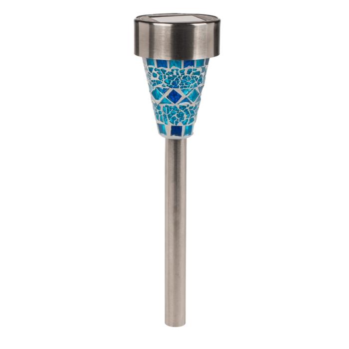 Solární mozaiková zahradní lampa LED - 3 kusy