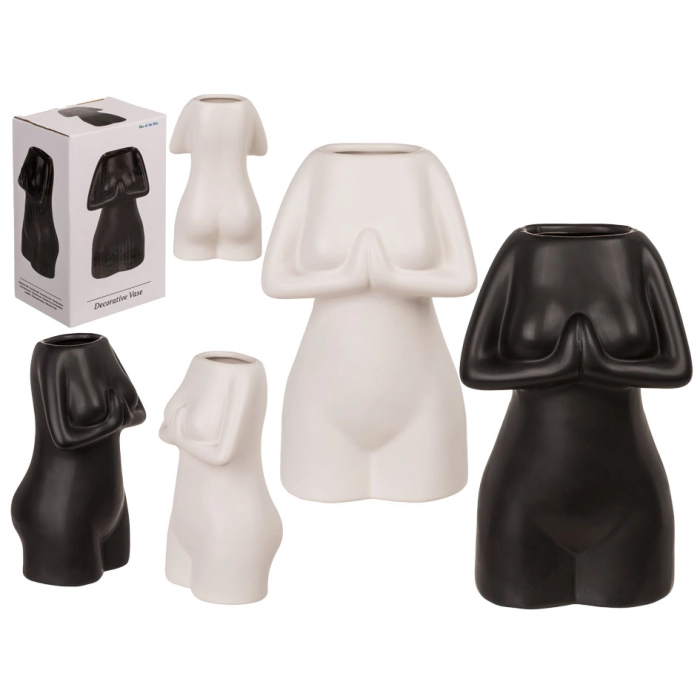 Vase aus Keramik - weiblicher Körper 500 ml