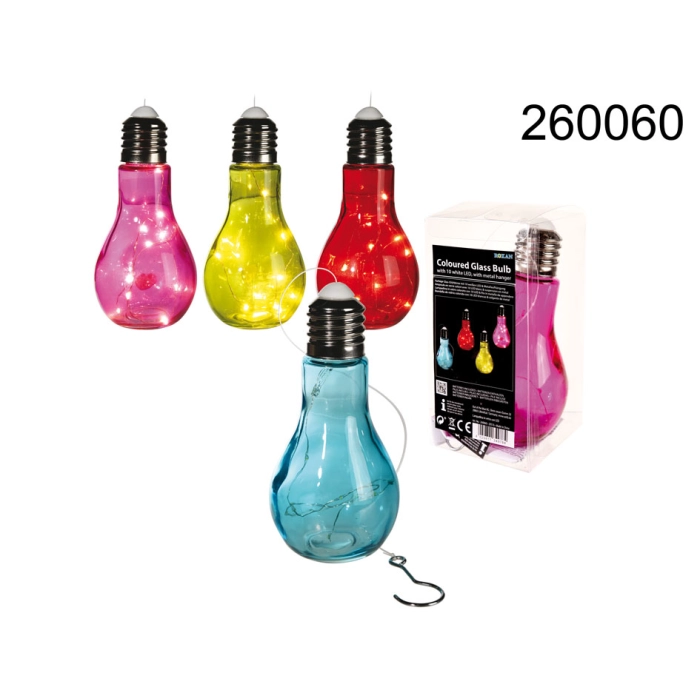 LED sklenená závesná žiarovka