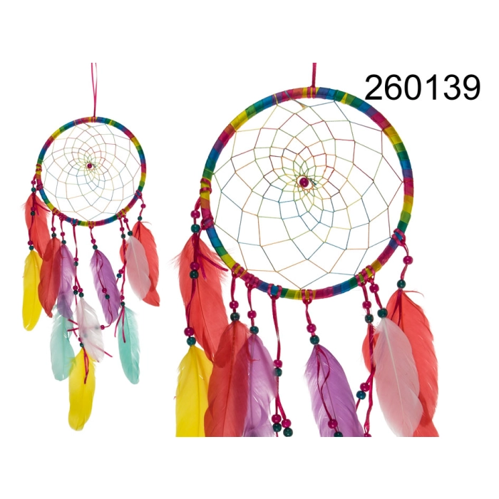 Łapacz snów tęcza - dreamcatcher