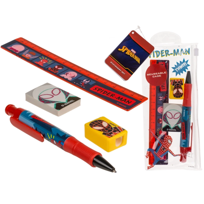 Zestaw przyborów szkolnych Spiderman - produkt licencyjny