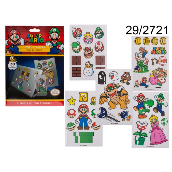 39 darabos Super Mario matrica készlet