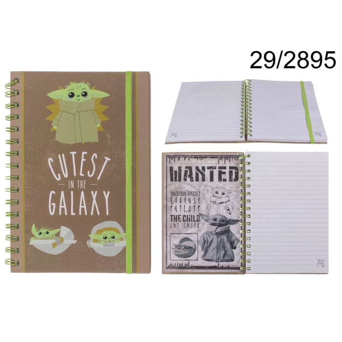 Notes spiralny Star Wars Mandalorianin- produkt licencyjny