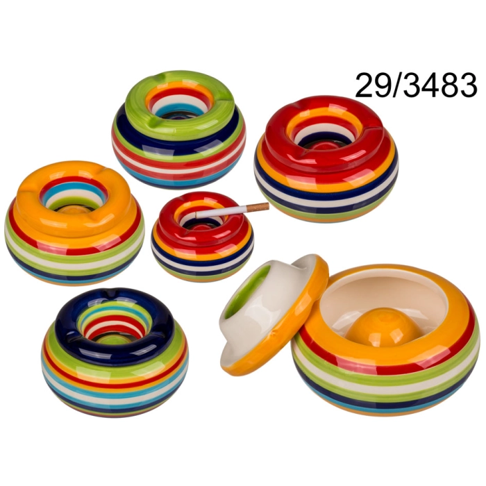 Ceramiczna popielniczka - dwuczęściowa