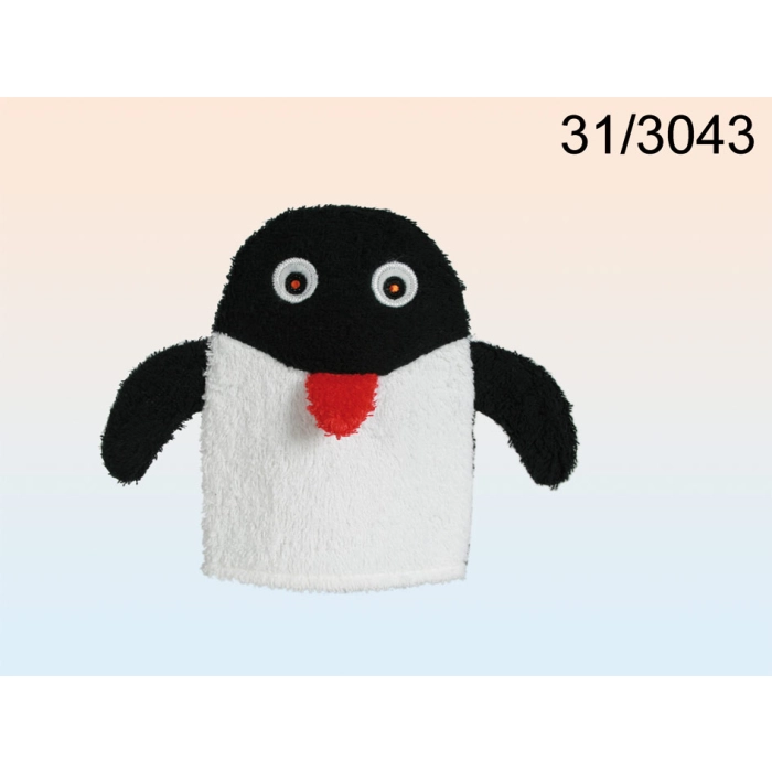 Penguin bath mitt - last pieces