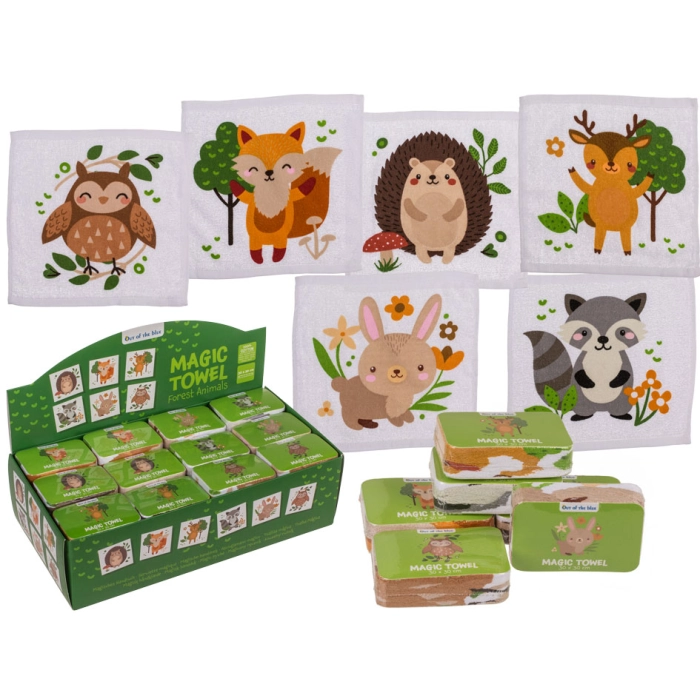 Magic towel - forest animals
