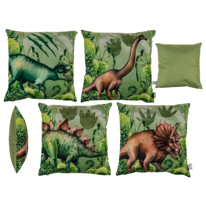 Decorative pillow dinosaurs mix