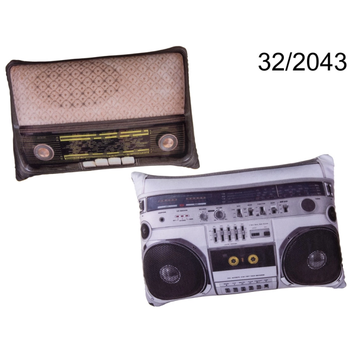 Retro Radio Zierkissen