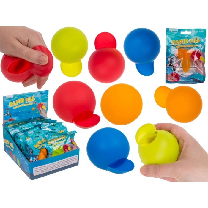Reusable water bomb - self-sealing