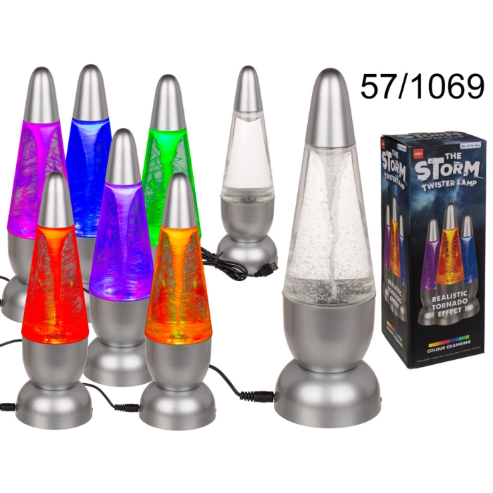 Tornado lamp - changes colors