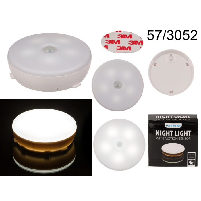 Lampka nocna z czujnikiem ruchu