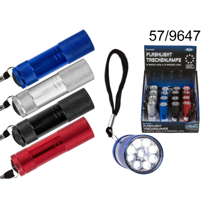 Latarka 9 LED
