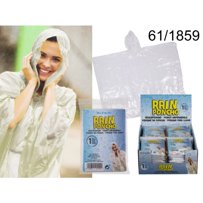 Rain poncho with hood