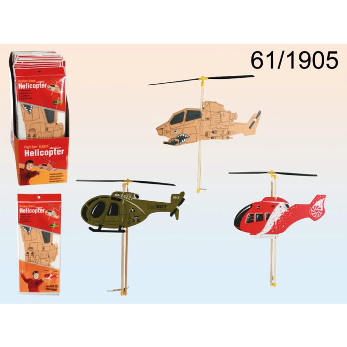 Piankowy helikopter ze śmigłem
