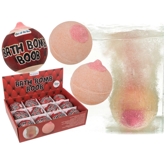 Boob Badekugel 180 gr - Erdbeere