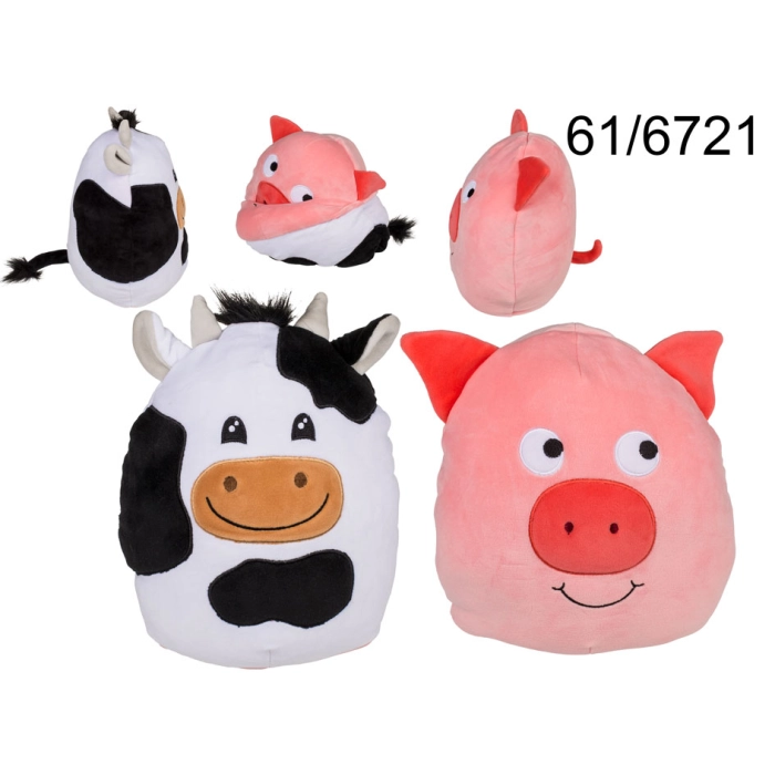 Double-handed plush toy fudge-pig XL