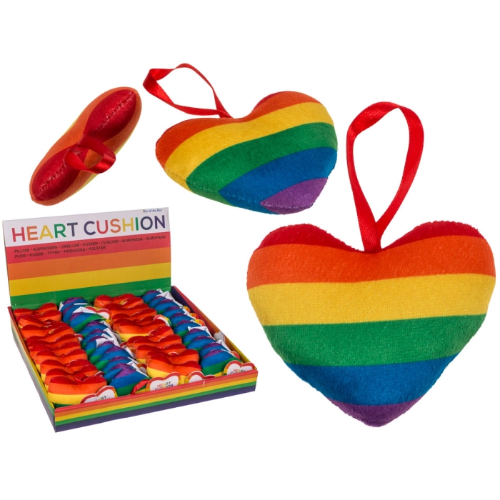 Small plush rainbow heart - Pride