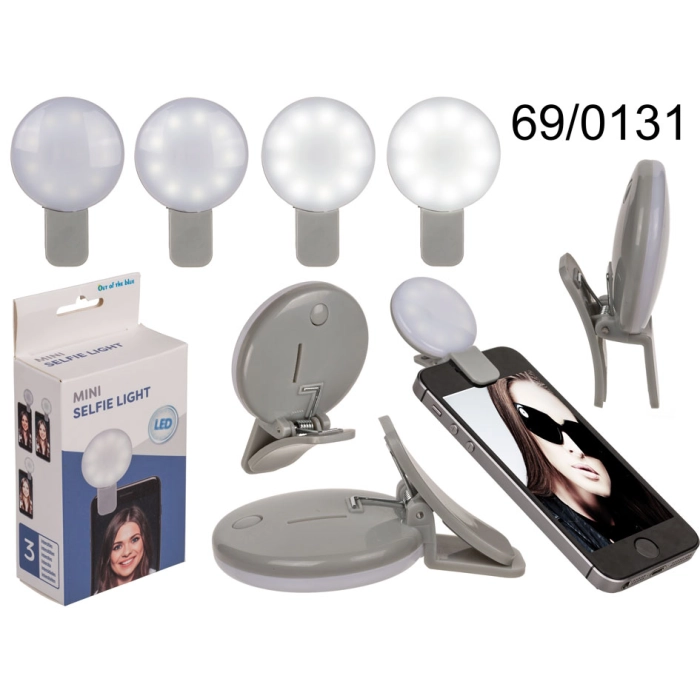 Selfie lampka LED z klipsem