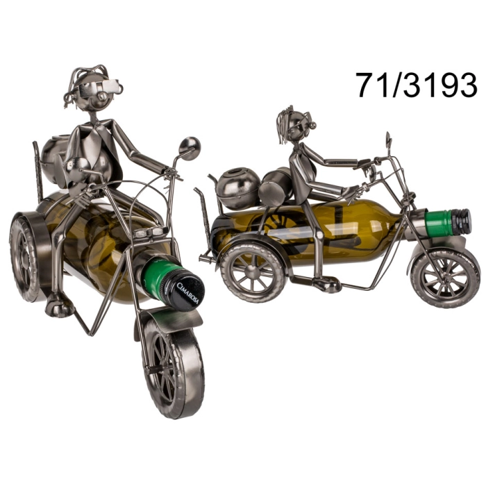 Weinregal aus Metall - Biker II