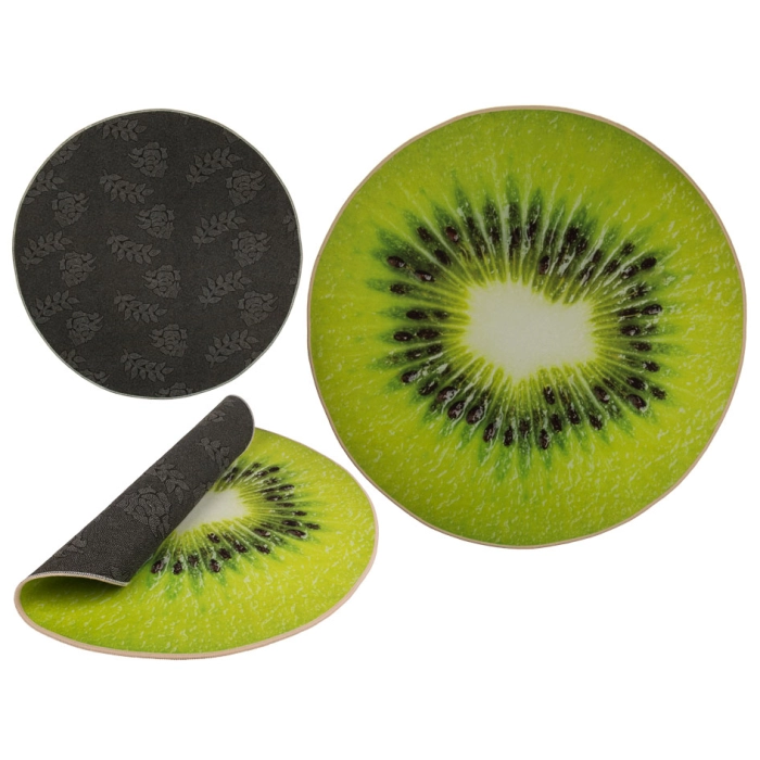 Dywanik dekoracyjny kiwi - śr. 80 cm