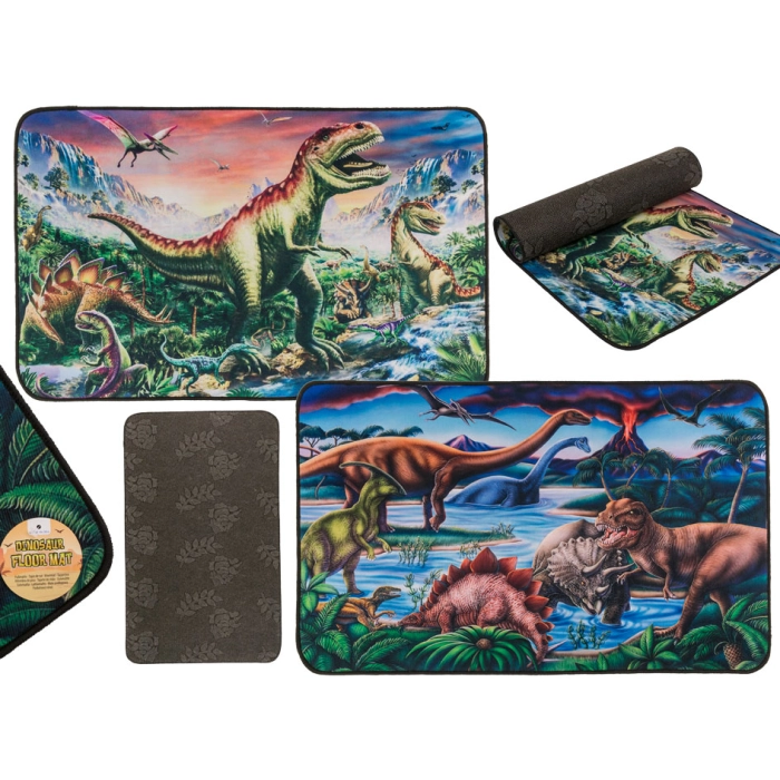Dekorativní koberec s dinosaury - 80 x 50 cm