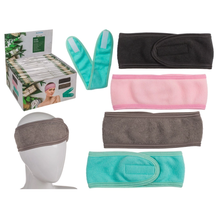 Opaska zabezpieczająca włosy Spa & Beauty - na rzep