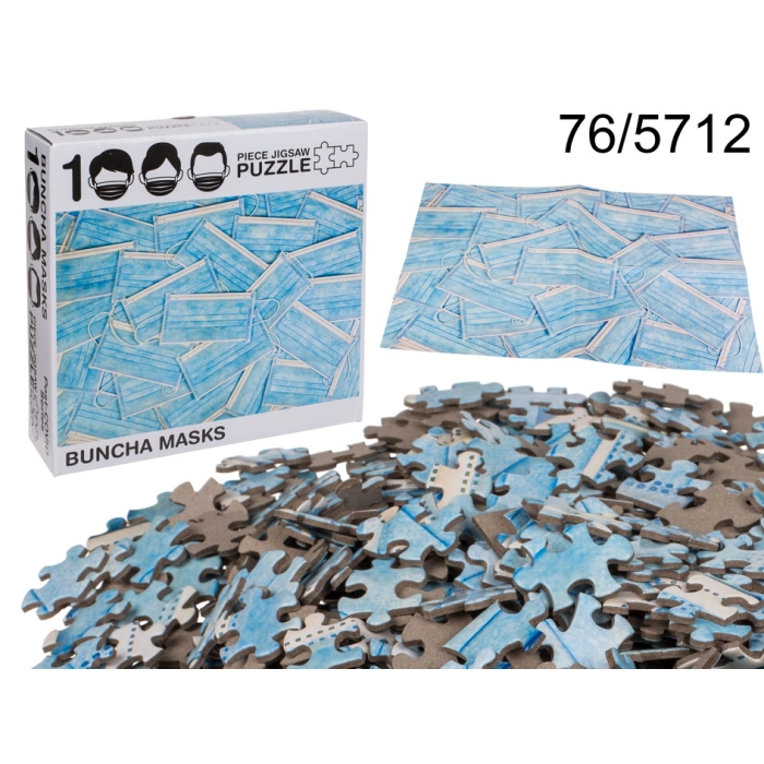 Puzzle na kwarantannę Maski- 1000 elementów